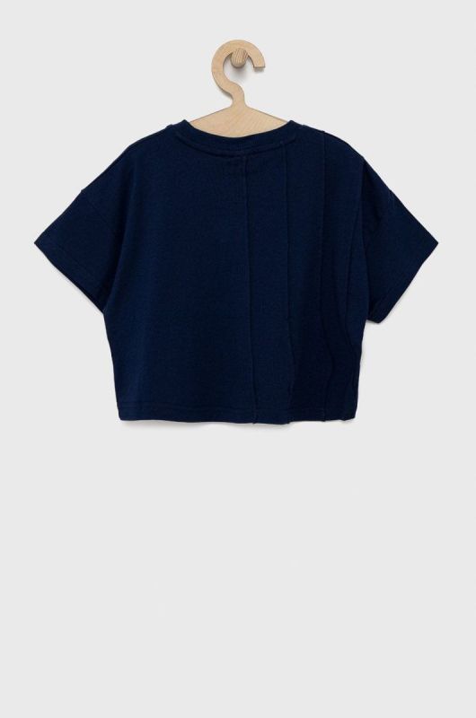 Дитяча бавовняна футболка Fila колір синій (2156983) фото 2