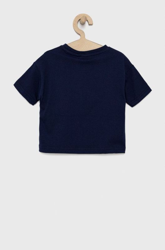 Дитяча бавовняна футболка Fila колір синій (2160142) фото 2