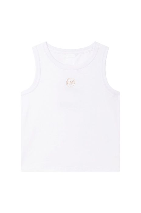 Дитячий топ Michael Kors колір білий Дитячий топ Michael Kors колір білий