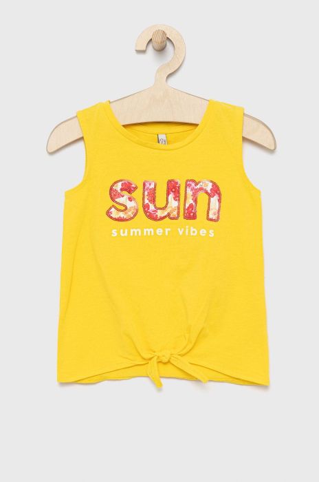 Дитячий топ Birba&Trybeyond колір жовтий (2348864) Дитячий топ Birba&Trybeyond колір жовтий (2348864)