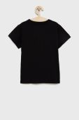 Дитяча футболка adidas Originals HC9582 колір чорний гладкий Дитяча футболка adidas Originals HC9582 колір чорний гладкий