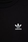 Дитяча футболка adidas Originals HC9582 колір чорний гладкий Дитяча футболка adidas Originals HC9582 колір чорний гладкий