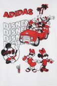 Дитяча бавовняна футболка adidas Originals Disney HF7576 колір білий з принтом