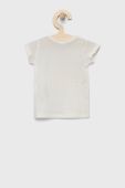 Дитяча бавовняна футболка United Colors of Benetton колір білий з принтом (2101015)