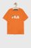 Дитяча бавовняна футболка Fila колір помаранчевий з принтом