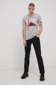 Футболка Tom Tailor чоловіча колір сірий візерунок