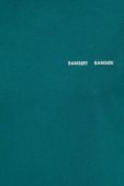 Бавовняна футболка Samsoe Samsoe колір зелений однотонний (2835641)