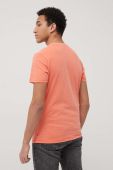 Бавовняна футболка Tom Tailor колір помаранчевий з принтом (2160148)