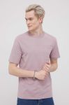 Футболка Jack & Jones чоловічий колір рожевий однотонний