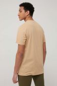Бавовняна футболка Premium by Jack&Jones колір бежевий з принтом