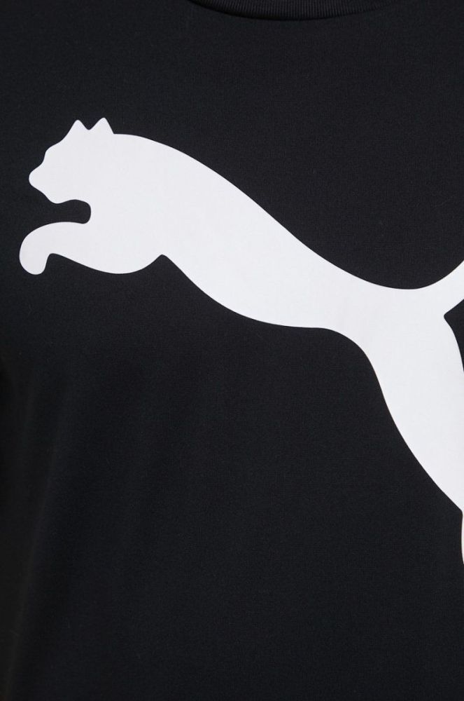 Тренувальна футболка Puma Active Big Logo 586724 колір чорний з принтом фото 4