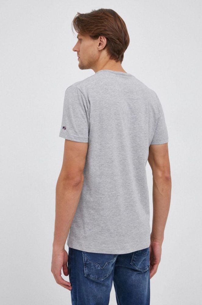 Футболка Pepe Jeans Original Basic 3 колір сірий меланж фото 3