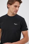 Футболка Pepe Jeans Basic чоловіча колір чорний гладкий