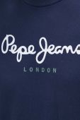 Бавовняна футболка Pepe Jeans Eggo колір синій з принтом (1954987)
