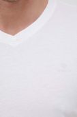Бавовняна футболка Gant колір білий однотонний (3048999)