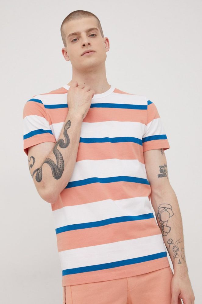 Бавовняна футболка Tom Tailor візерунок колір барвистий