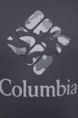 Бавовняна футболка Columbia колір сірий з принтом 1888813.-106