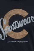 Бавовняна футболка Columbia з принтом 1991031-011 колір чорний (2619762)