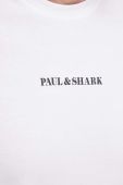 Бавовняна футболка Paul&Shark колір білий з принтом (1999992)