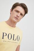 Бавовняна футболка Polo Ralph Lauren колір жовтий однотонний (2034915)
