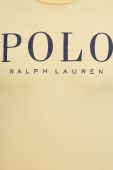 Бавовняна футболка Polo Ralph Lauren колір жовтий однотонний (2034915)