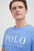 Бавовняна футболка Polo Ralph Lauren однотонний колір блакитний (2034917)