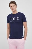 Бавовняна футболка Polo Ralph Lauren колір синій однотонний (2034930)