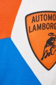 Футболка Lamborghini чоловічий з аплікацією колір блакитний