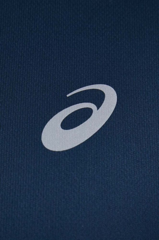 Бігова футболка Asics Core колір синій однотонна фото 5