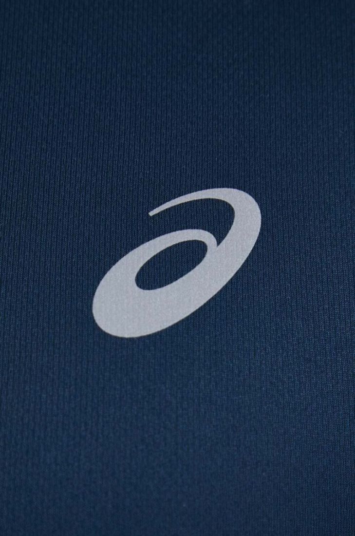 Бігова футболка Asics Core колір синій однотонна
