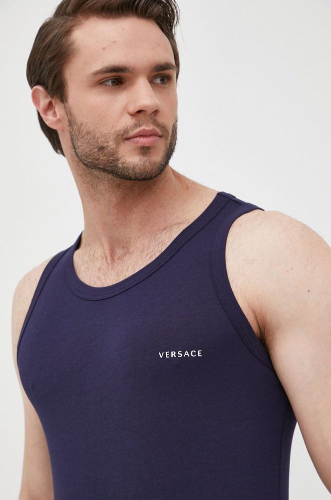 Футболка Versace (2-pack) чоловіча колір білий (2283081)