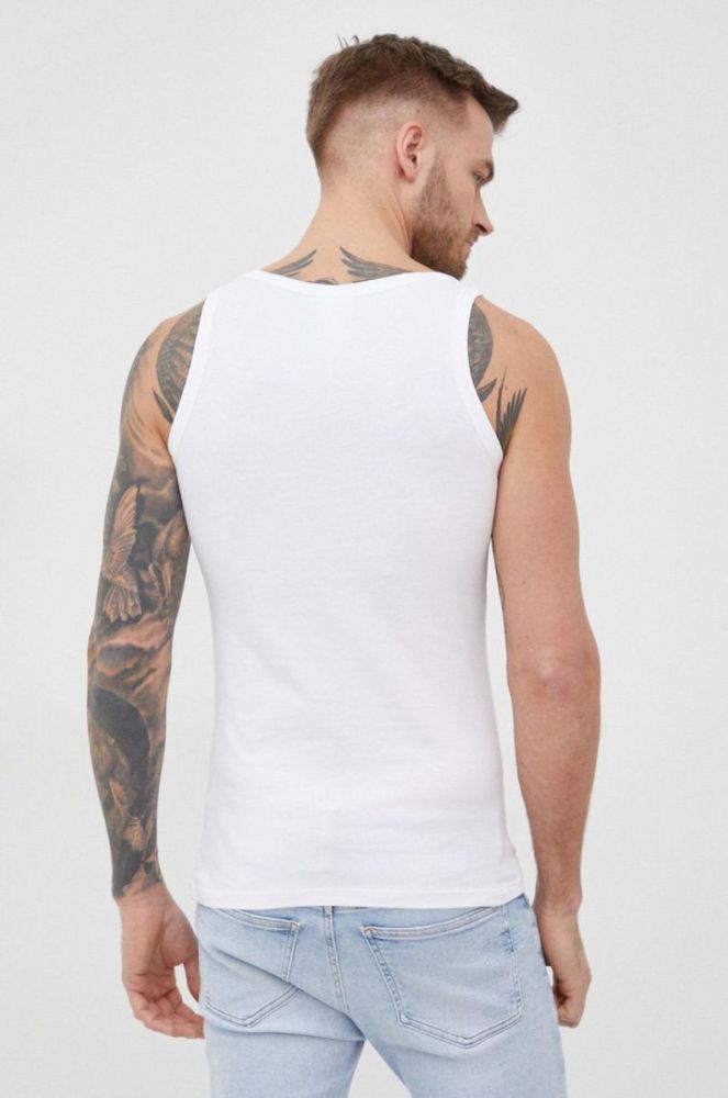 Футболка Versace (2-pack) чоловіча колір білий (2283078) фото 3