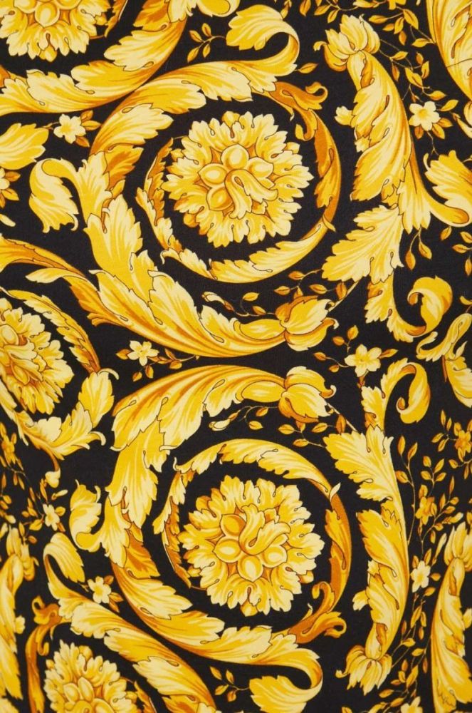 Футболка Versace чоловічий колір чорний візерунок фото 5
