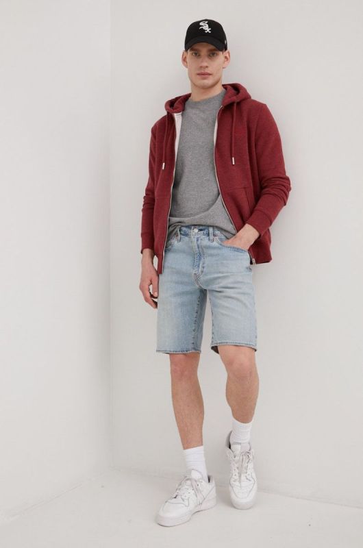 Бавовняна футболка Superdry колір сірий однотонний фото 2