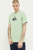 Бавовняна футболка Quiksilver колір зелений з принтом (2957070)