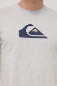 Бавовняна футболка Quiksilver колір сірий з принтом (2114302)