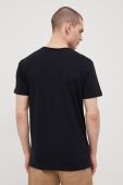 Бавовняна футболка Quiksilver колір чорний з принтом (2347310)