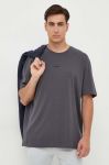 Футболка BOSS BOSS CASUAL чоловіча колір сірий однотонна (3226494)