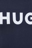 Бавовняна футболка HUGO колір синій з принтом (2248232)
