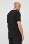 Бавовняна футболка HUGO колір чорний з принтом (2255353)