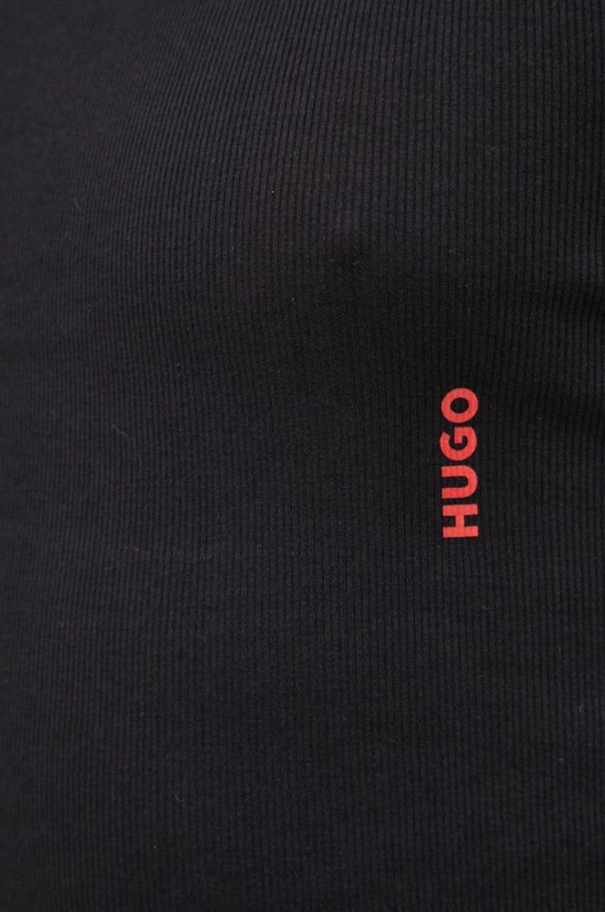 Футболка HUGO (2-pack) чоловіча колір чорний фото 5