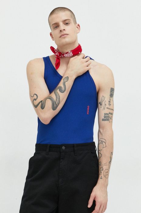 Футболка HUGO (2 шт.) чоловічий колір блакитний