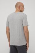 Футболка BOSS чоловічий колір сірий однотонний (2186067)