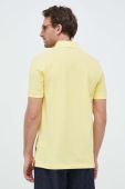 Бавовняне поло BOSS колір жовтий однотонний (3102251)
