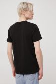 Бавовняна футболка New Era колір чорний з принтом 12893106.BLACK-BLACK
