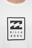 Бавовняна футболка Billabong колір білий з принтом (2496957)