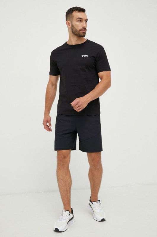 Бавовняна футболка Billabong колір чорний з принтом (2496960) фото 2