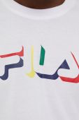 Бавовняна футболка Fila колір білий з принтом (2090625)