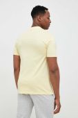 Бавовняна футболка Fila колір жовтий з принтом