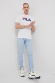 Бавовняна футболка Fila колір білий з принтом (2090652)